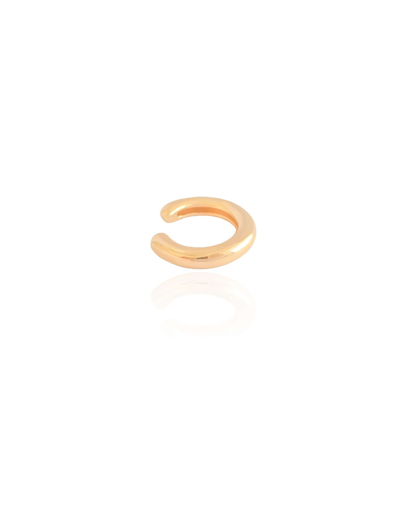 Piercing Liso Abaulado Banhado a Ouro 18K