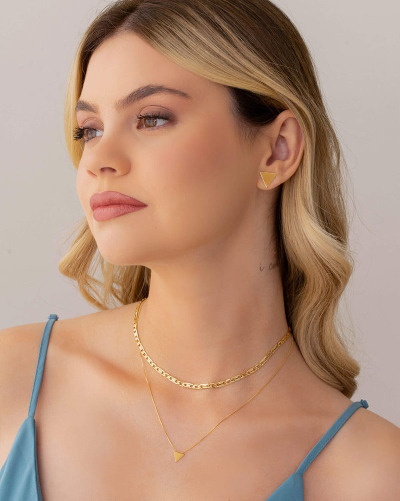 Choker Piastrine Banhado a Ouro 18K