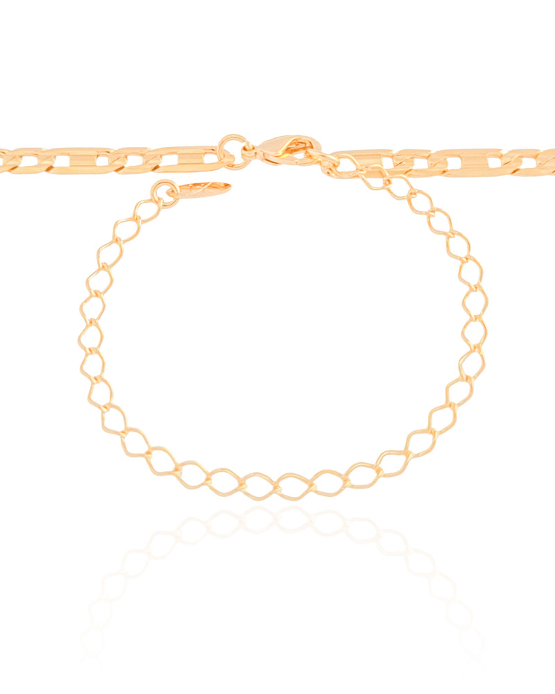 Choker Piastrine Banhado a Ouro 18K