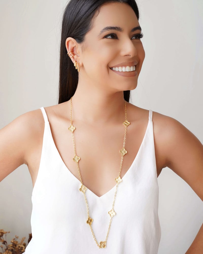 Piercing Três Filetes Lisos e Torcido Banhado a Ouro 18K