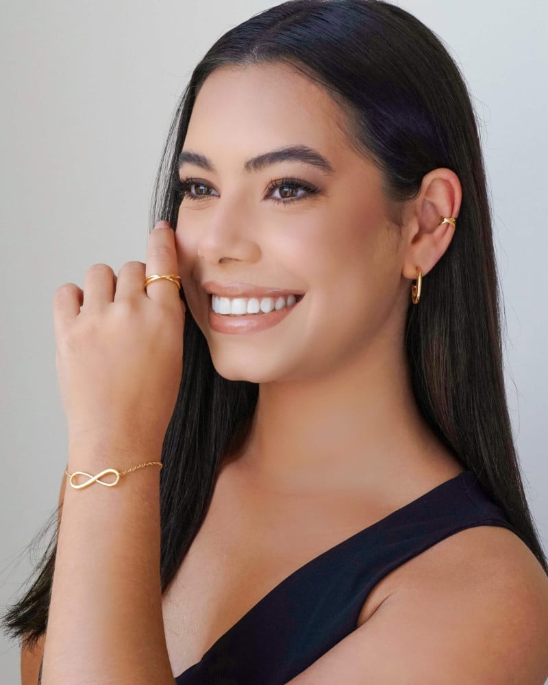 Pulseira Elos Infinito Banhado a Ouro 18K