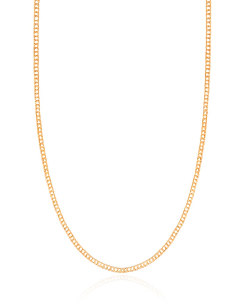 Gargantilha Grummet 2 mm Banhado a Ouro 18K - 45 cm