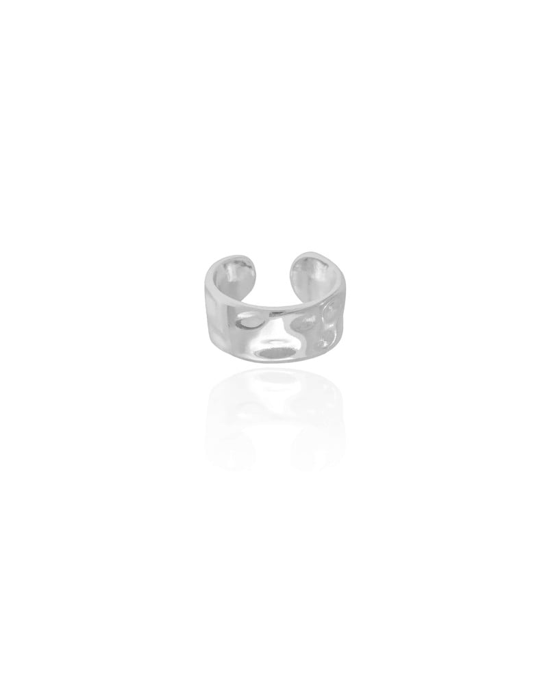 Piercing Martelado Ródio Branco