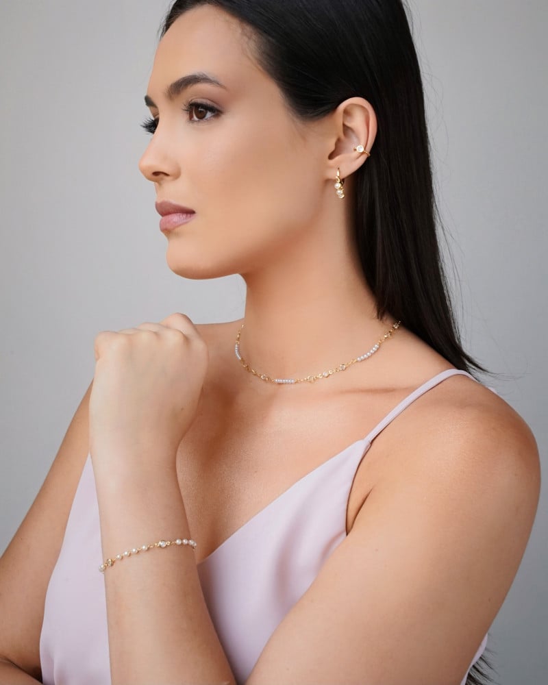 Piercing Bolinhas Ponto de Luz Cristal Banhado a Ouro 18K