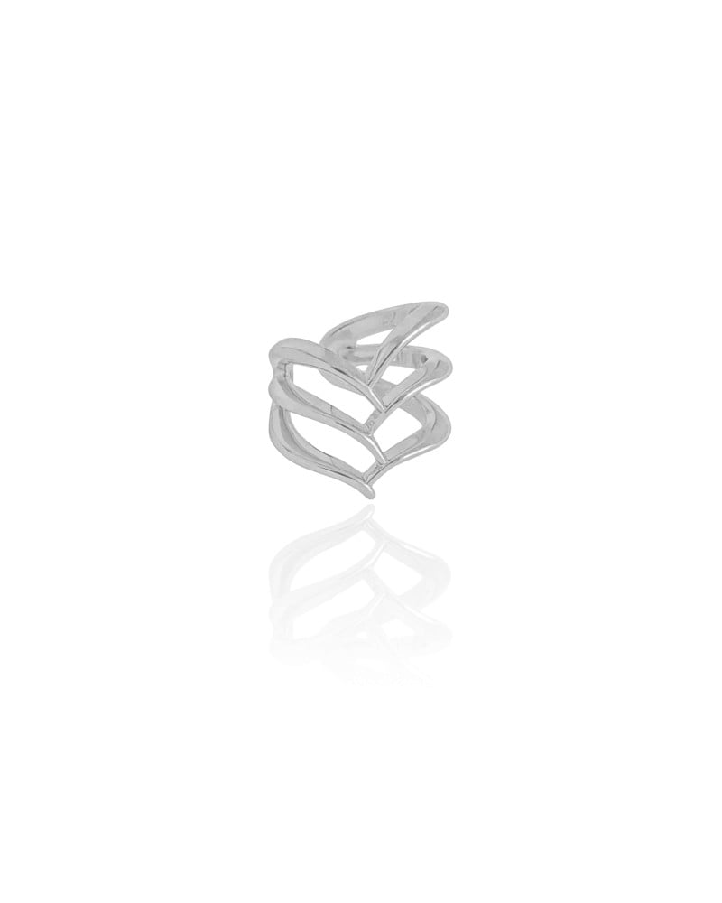 Piercing Filetes Lisos 1.4 cm Ródio Branco