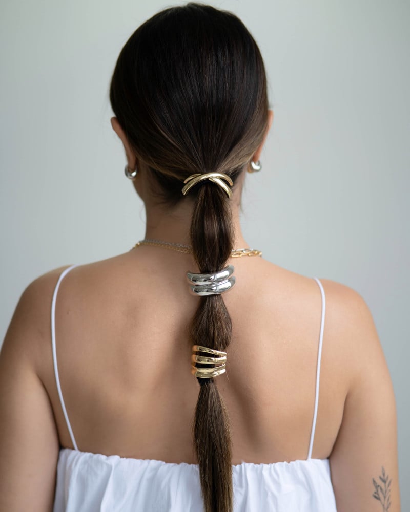 Pony Cuff Tubo Banho Branco