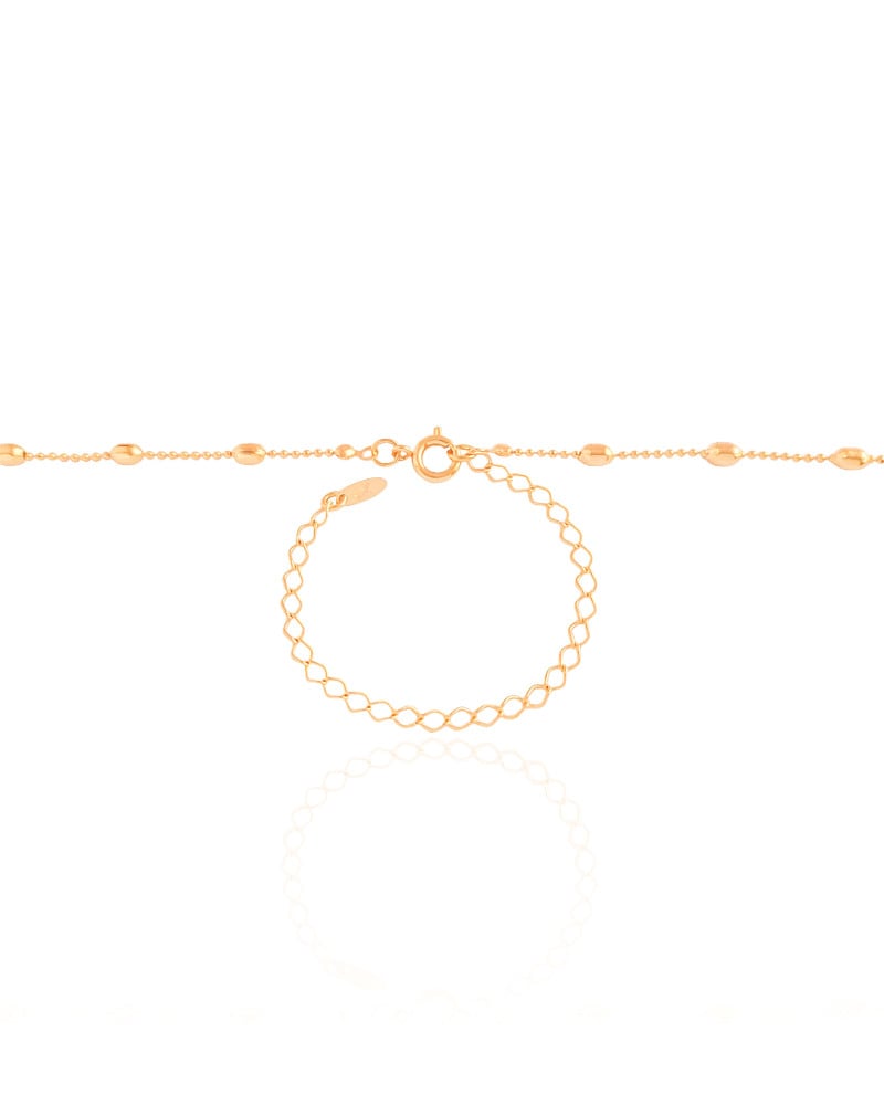 Choker Gomos 3 mm Banhado a Ouro 18K