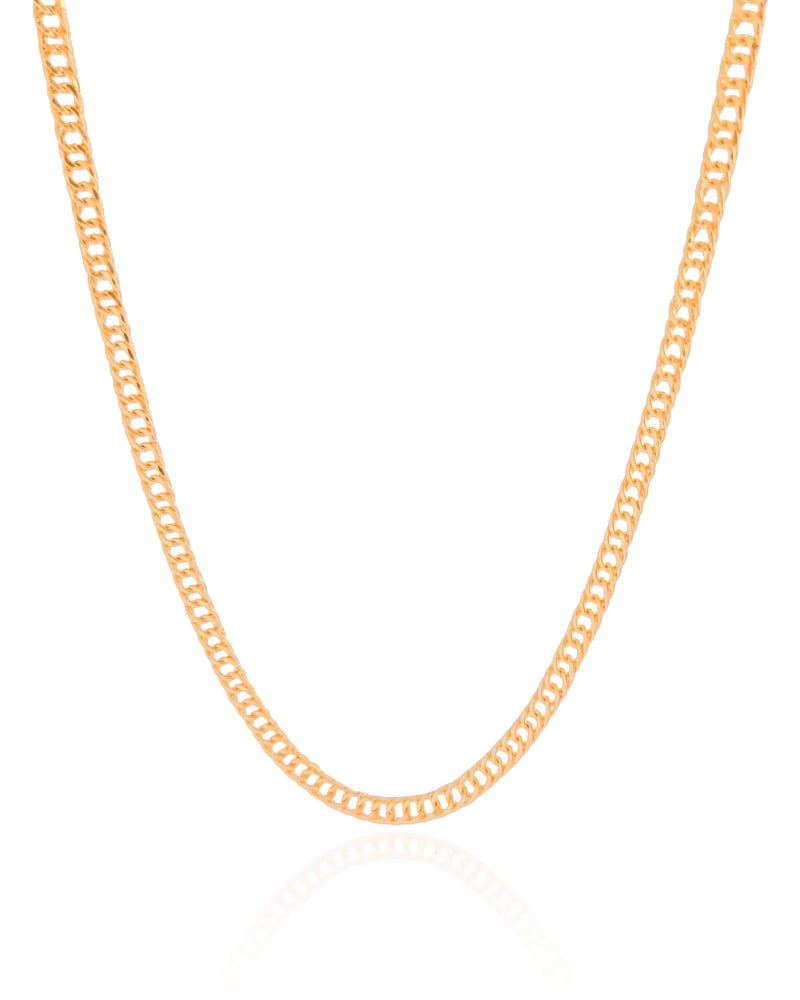 Choker Grumet 4 mm Banhado a Ouro 18K