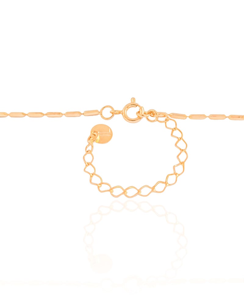 Gargantilha Canutilhos 1 mm Banhado a Ouro 18K - 45 cm