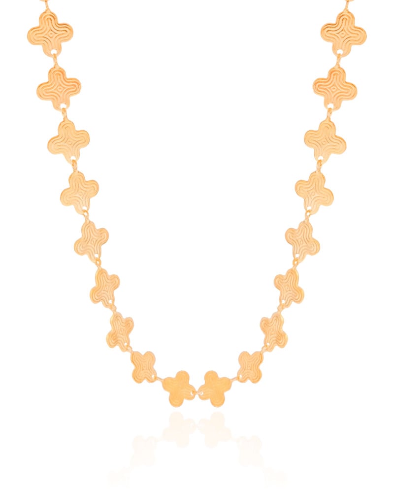 Choker Alhambra 10 mm Banhado a Ouro 18K