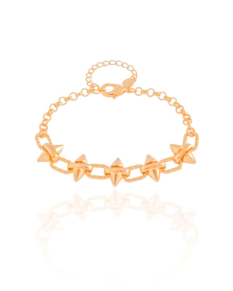Pulseira Elos Spike Banhado a Ouro 18K
