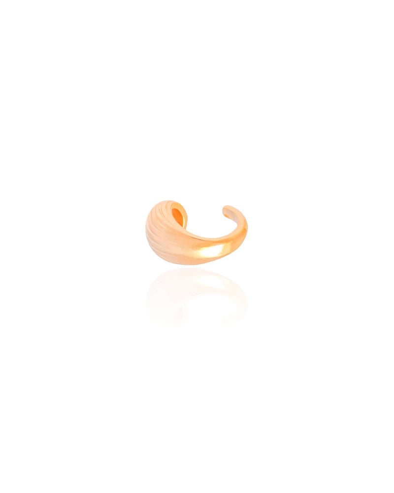 Piercing Gota Texturizada Banhado a Ouro 18K