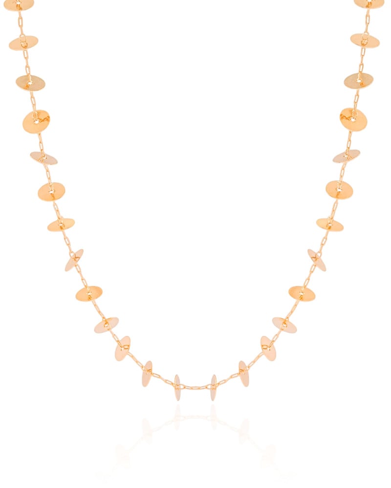 Choker Plaquinhas Lisas 6 mm Banhado a Ouro 18K