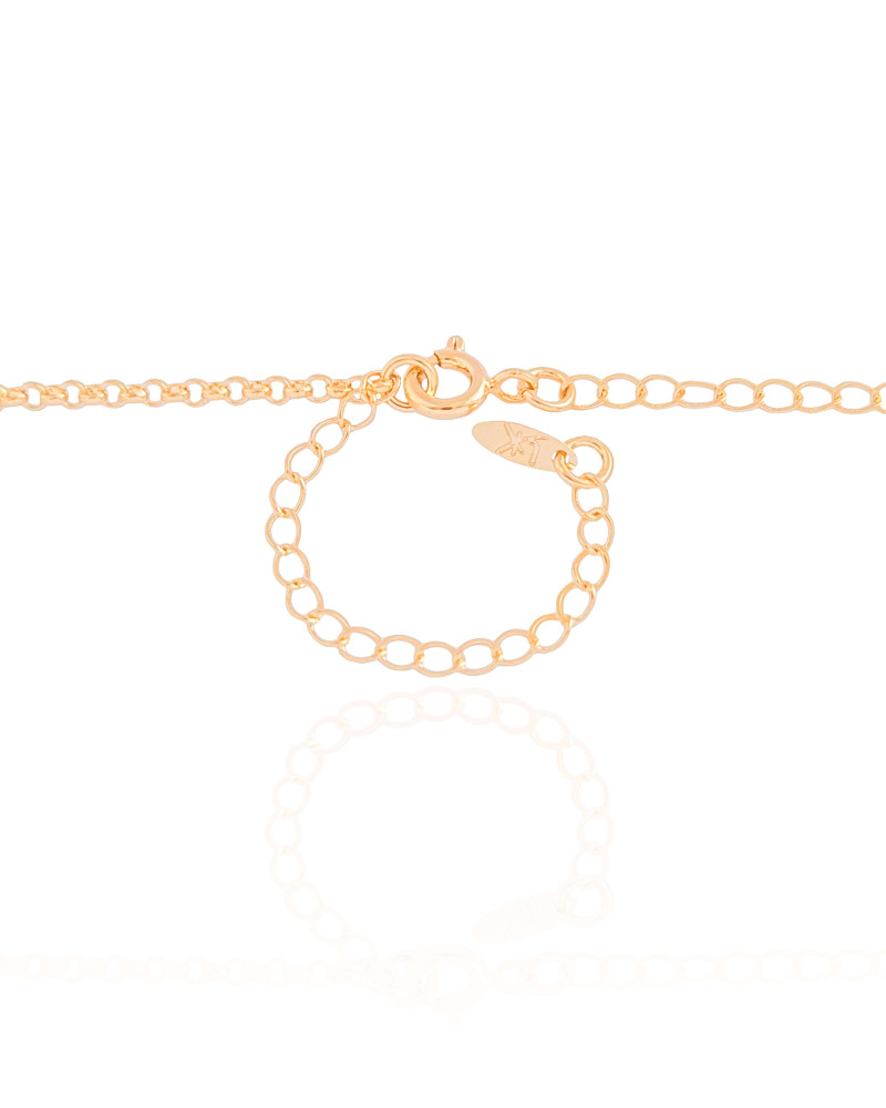 Choker Pérolas e Corações Banhado a Ouro 18K