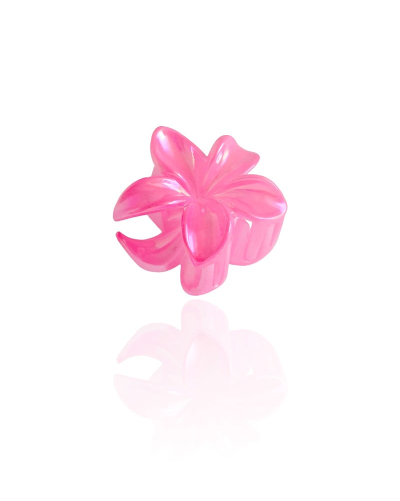 Presilha Flor Degradê PInk Brilhante Tamanho P