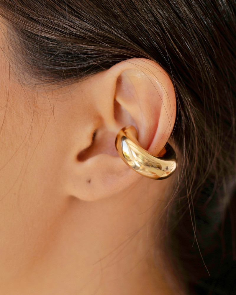 Piercing Tubo Liso Banhado a Ouro 18K