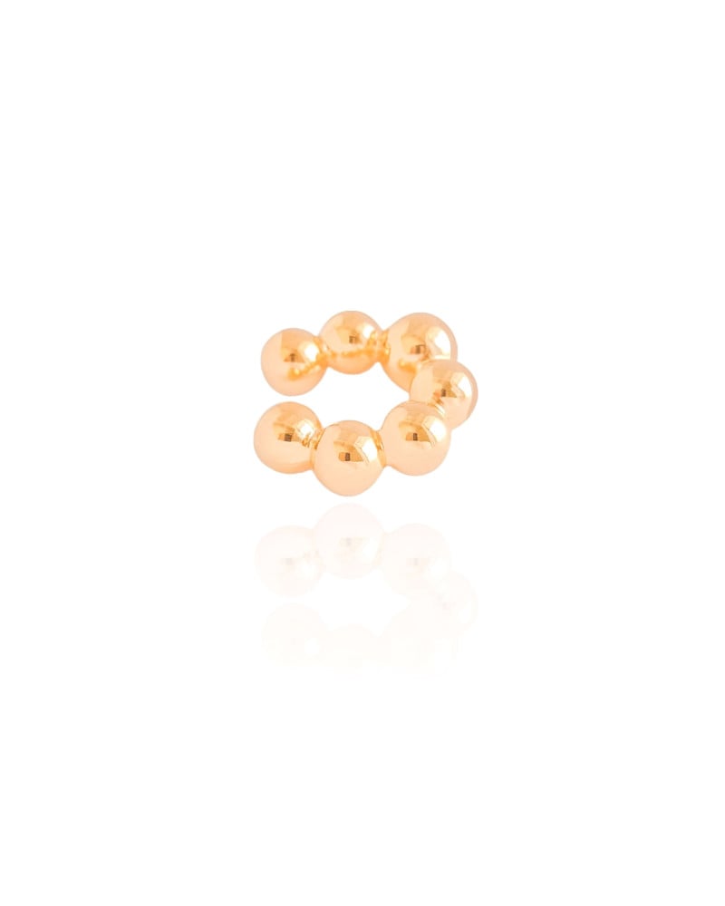 Piercing Bolas Lisas ABS Banhado a Ouro 18K