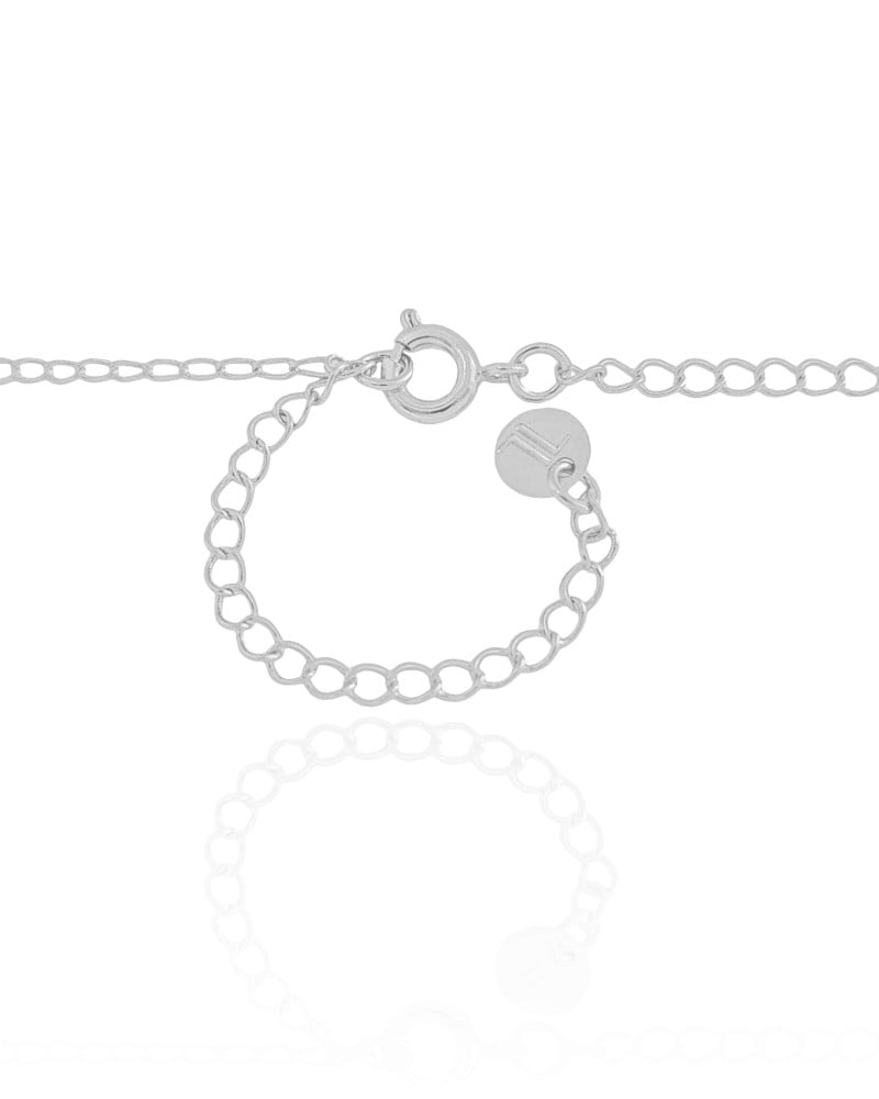 Choker Pontos de Luz Cristal Ródio Branco