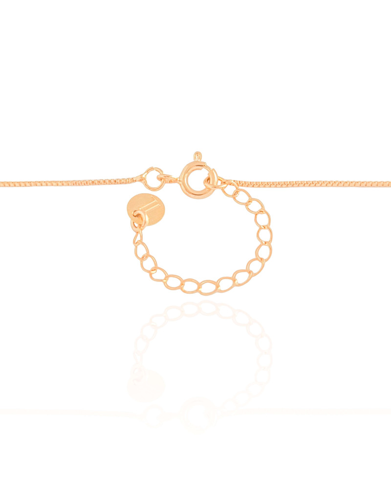 Gargantilha Veneziana Céu Pontos de Luz Cristal Banhado a Ouro 18K - 45 cm