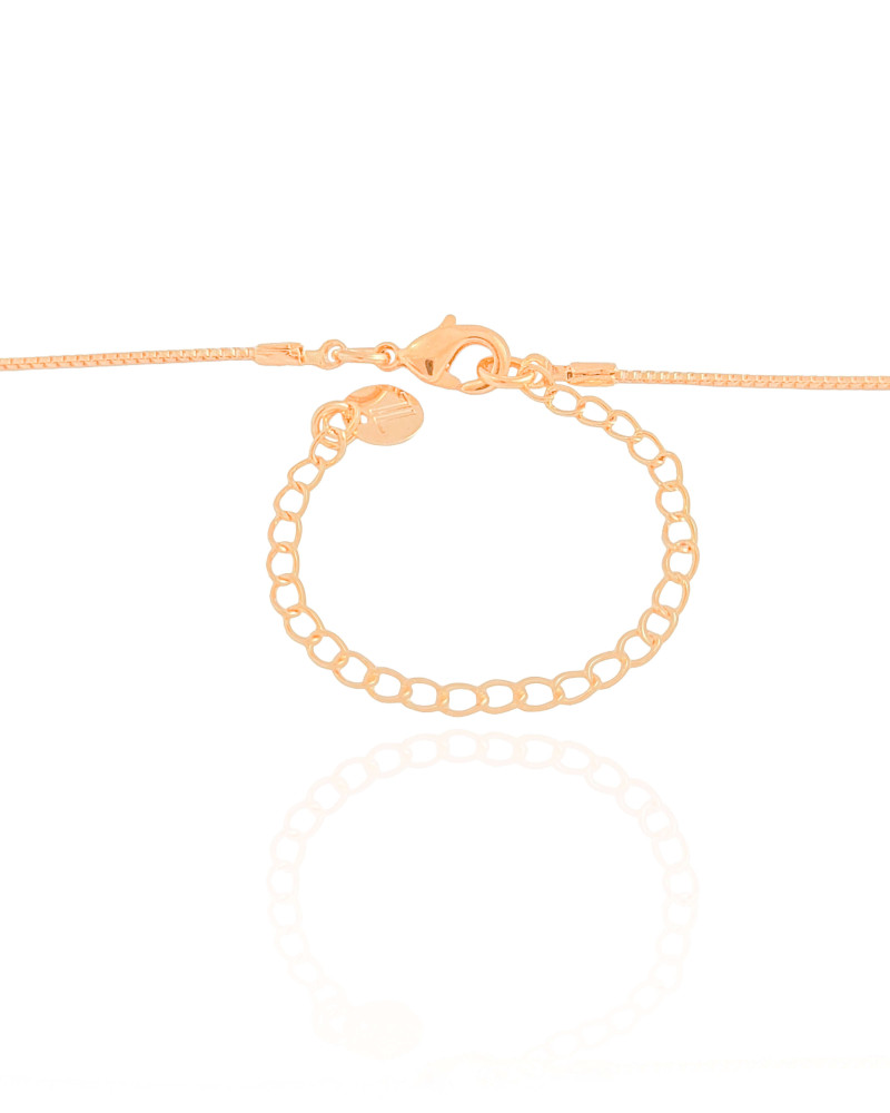 Gargantilha Veneziana Barroca Banhado a Ouro 18K - 40 cm