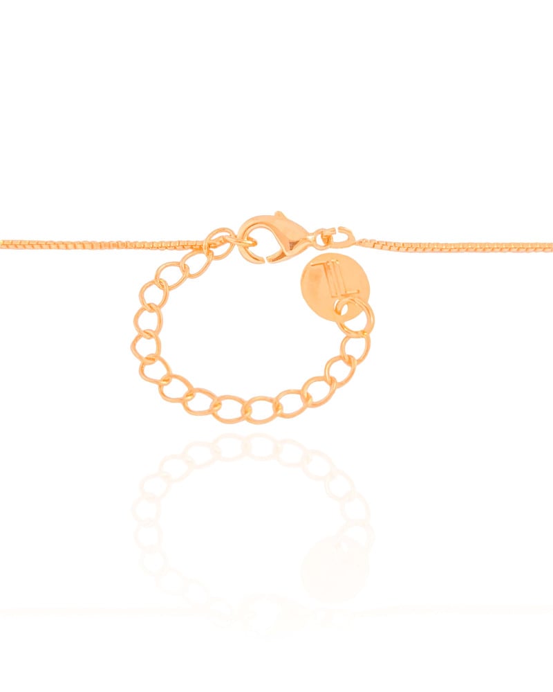 Gargantilha Veneziana Gota Pérola 1.8 cm Banhado a Ouro 18K - 45 cm