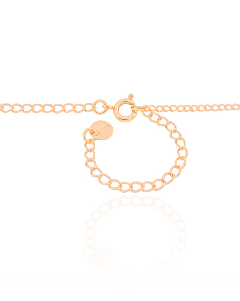 Choker Pontos de Luz Laranja 6 mm Banhado a Ouro 18K