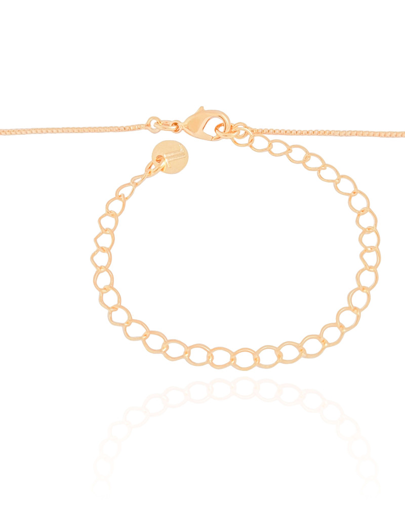 Gargantilha Infantil Veneziana Bolinha Lisa 4 mm Banhado a Ouro 18K