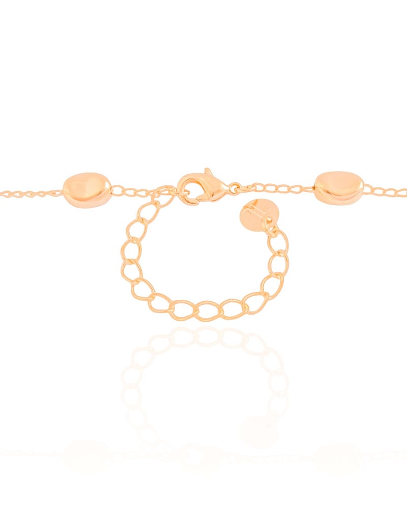 Choker Elos Ovais Lisos Banhado a Ouro 18K