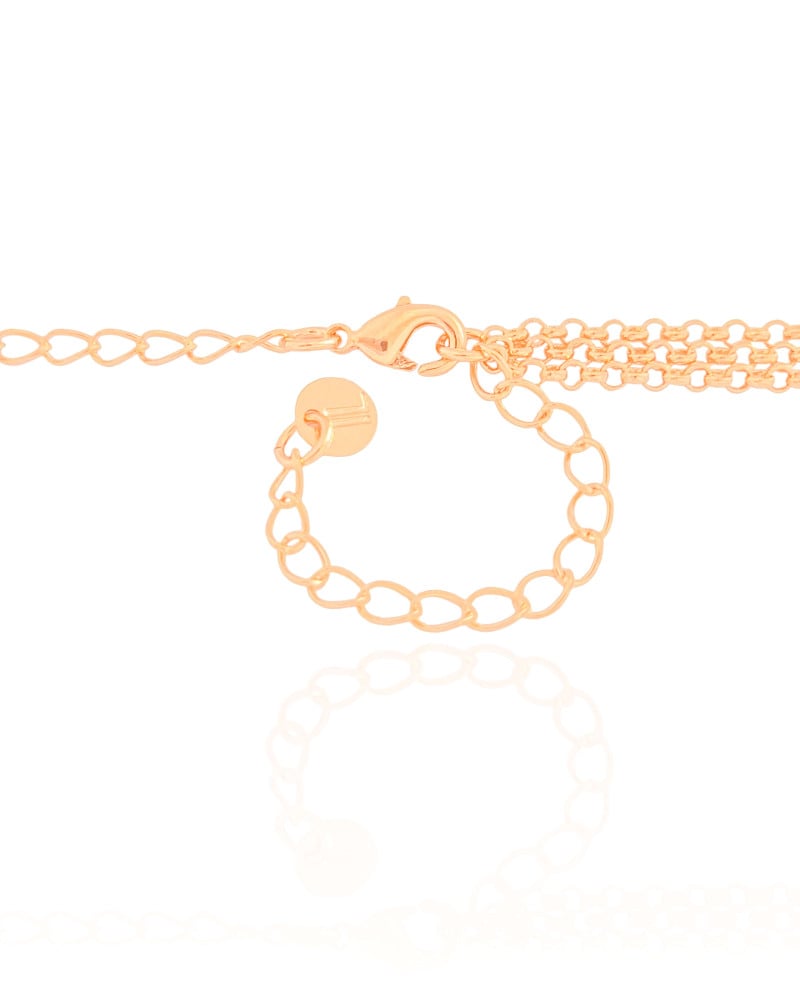 Choker Tripla Elos Portugueses Banhado a Ouro 18K