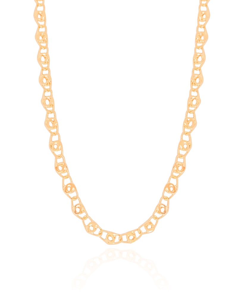 Choker Piastrine 5 mm Banhado a Ouro 18K