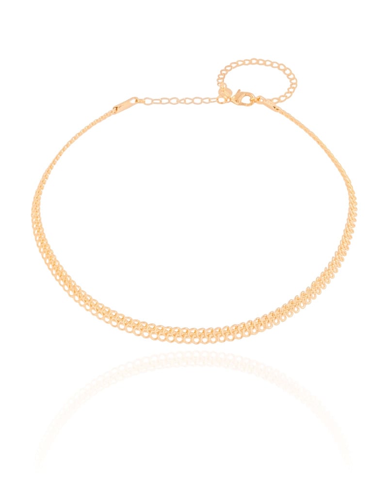 Aro Flexível Aramado 5 mm Banhado a Ouro 18K