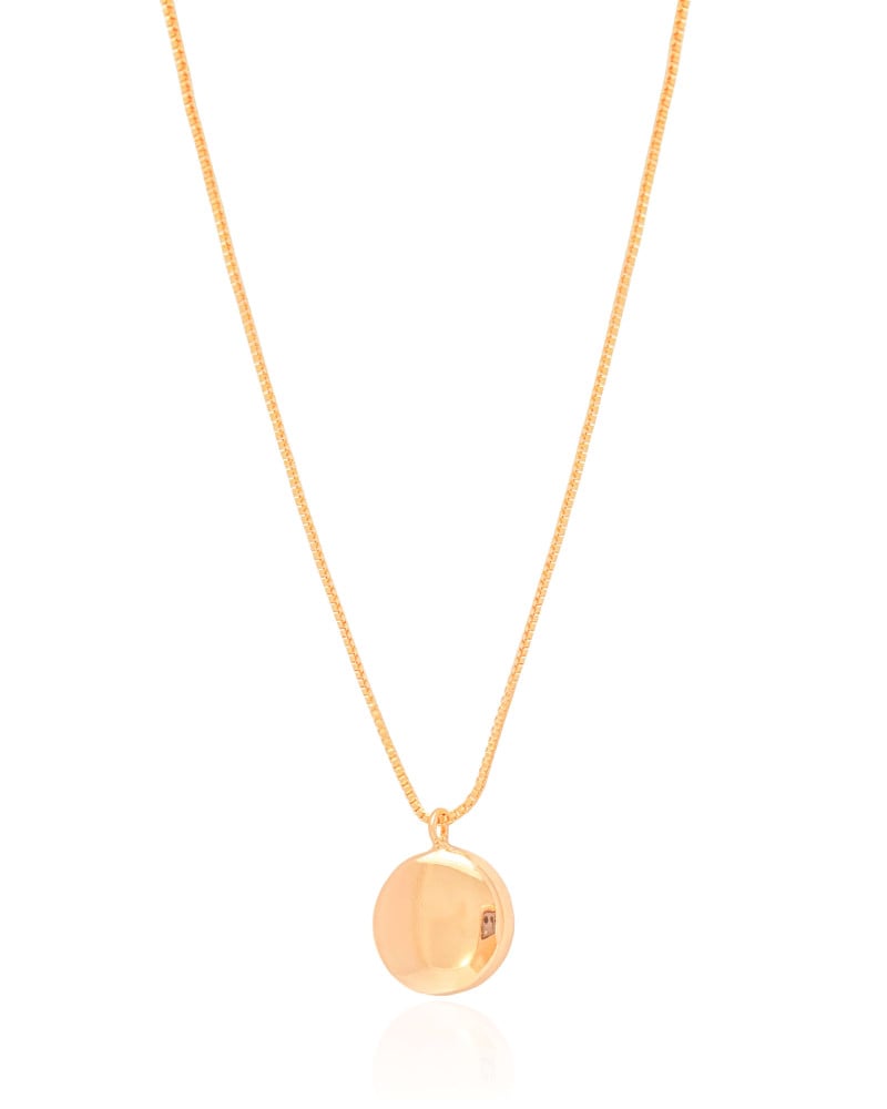 Gargantilha Veneziana Redondo Liso Banhado a Ouro 18K - 45 cm