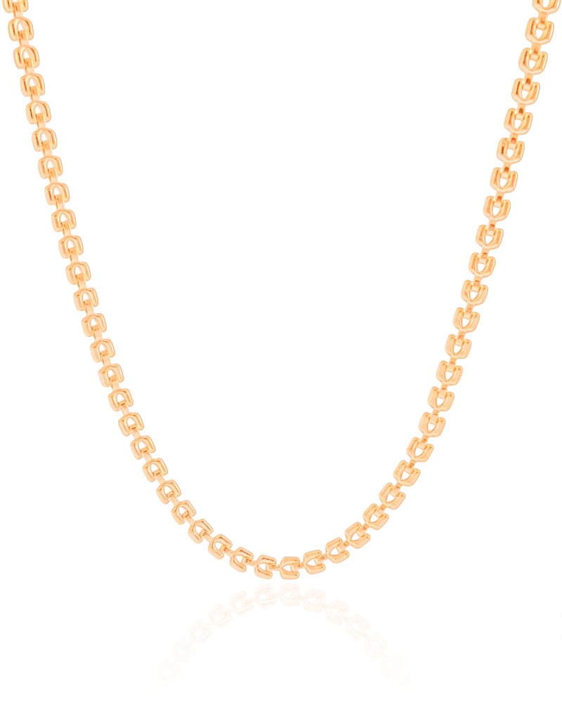 Choker Elos Duplos 4 mm Banhado a Ouro 18K