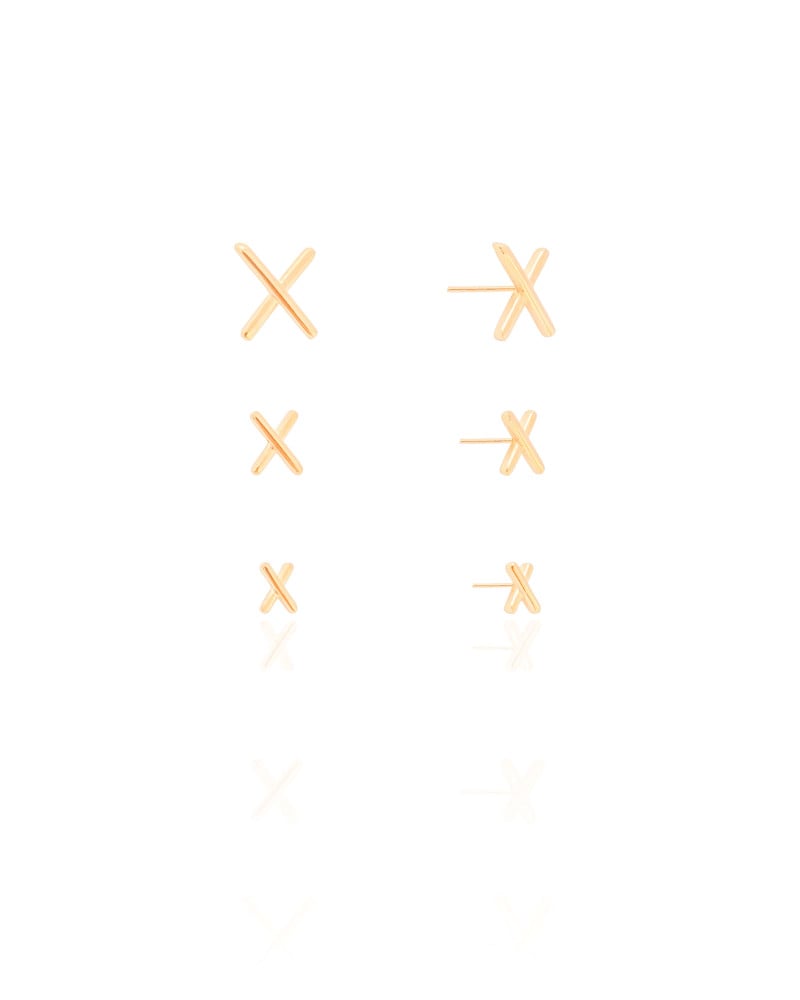 Trio X Liso Banhado a Ouro 18K