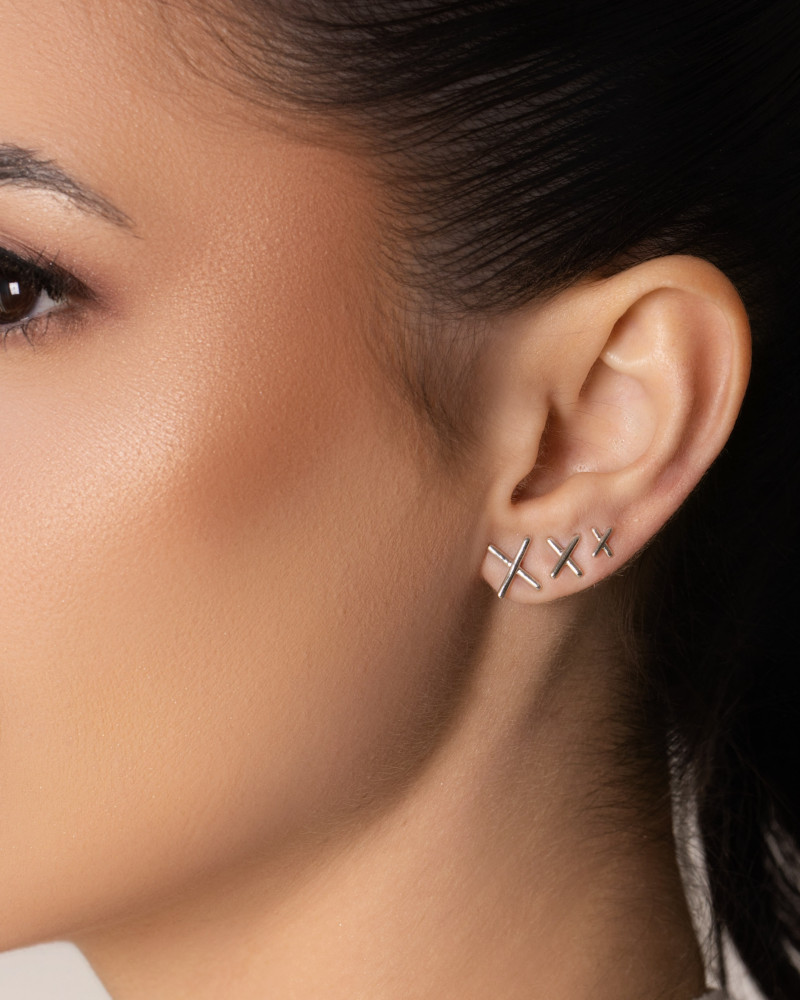 Trio X Liso Ródio Branco