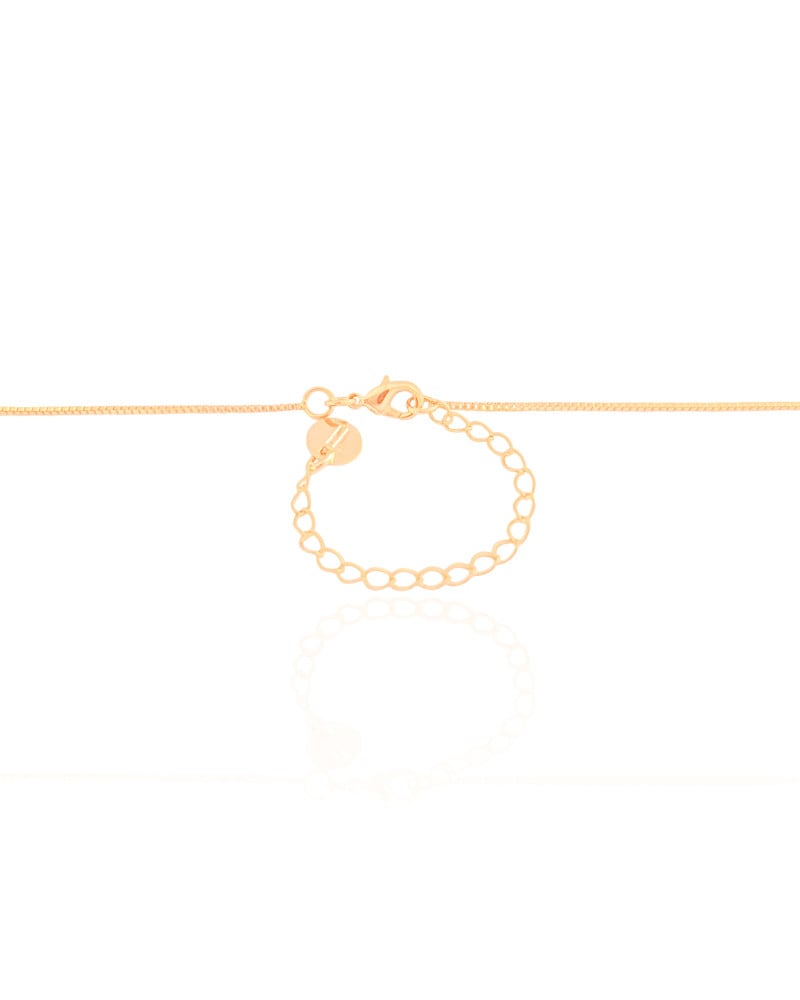 Choker Veneziana Pontos de Luz Cristal 5 mm Banhado a Ouro 18K