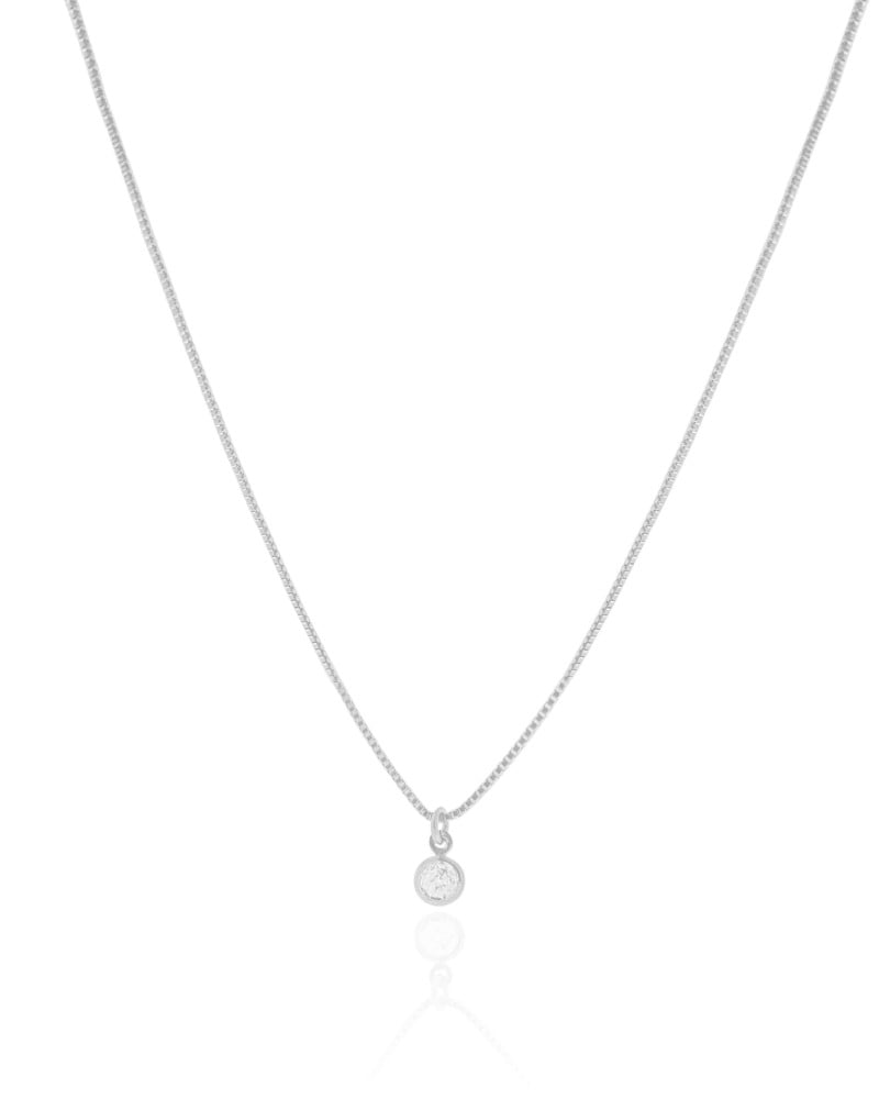 Choker Veneziana Pontos de Luz Cristal 5 mm Ródio Branco
