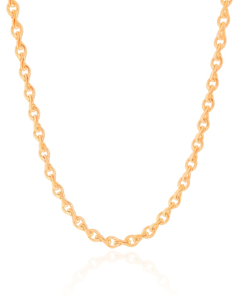 Choker Elos Torcidos 4 mm Banhado a Ouro 18K