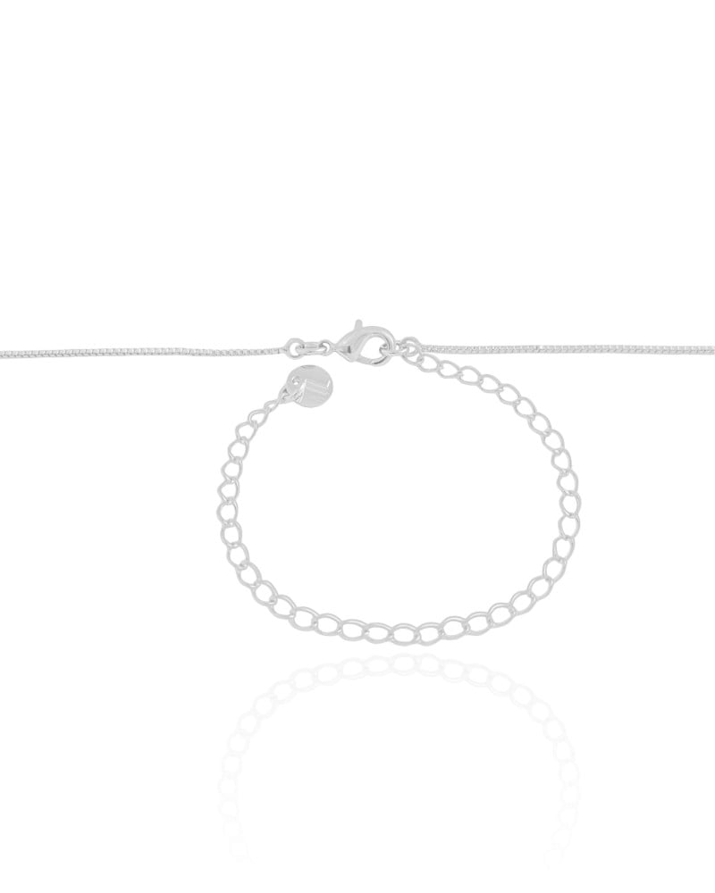 Choker Veneziana Bolinha Lisa 6 mm Ródio Branco