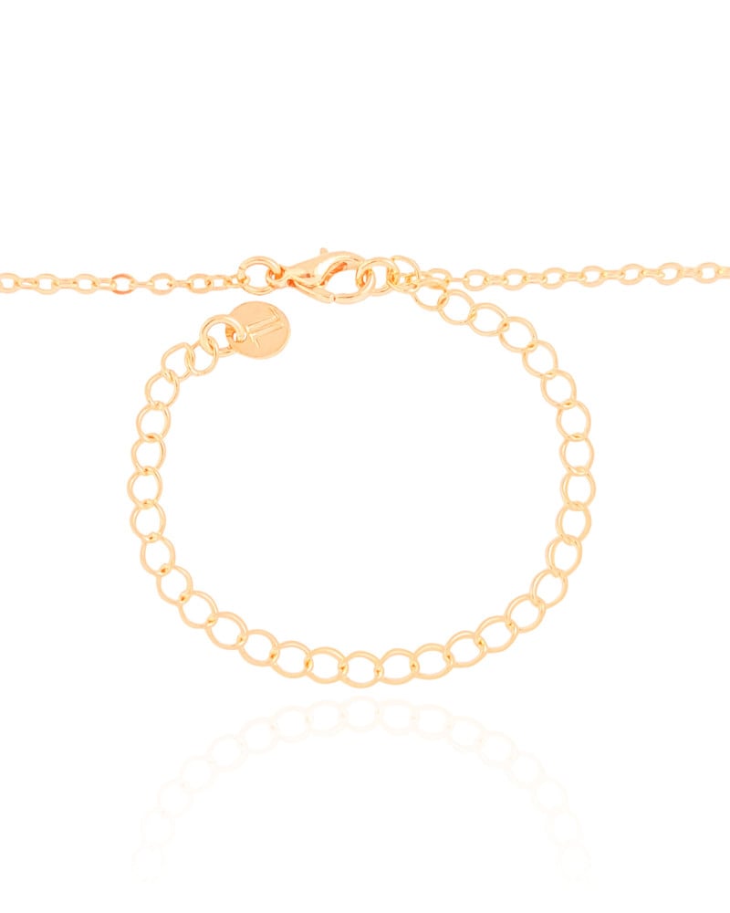 Choker Elos Trevos Tom Onix 1.0 cm Banhado a Ouro 18K