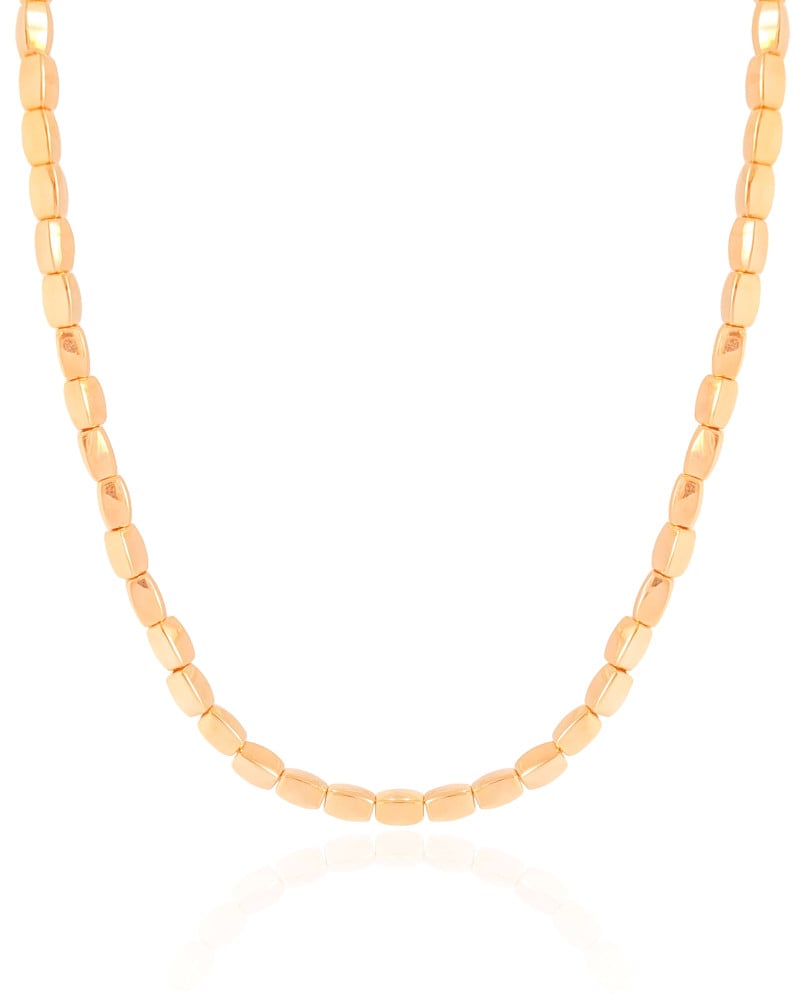 Choker Abaulada ABS Banhado a Ouro 18K