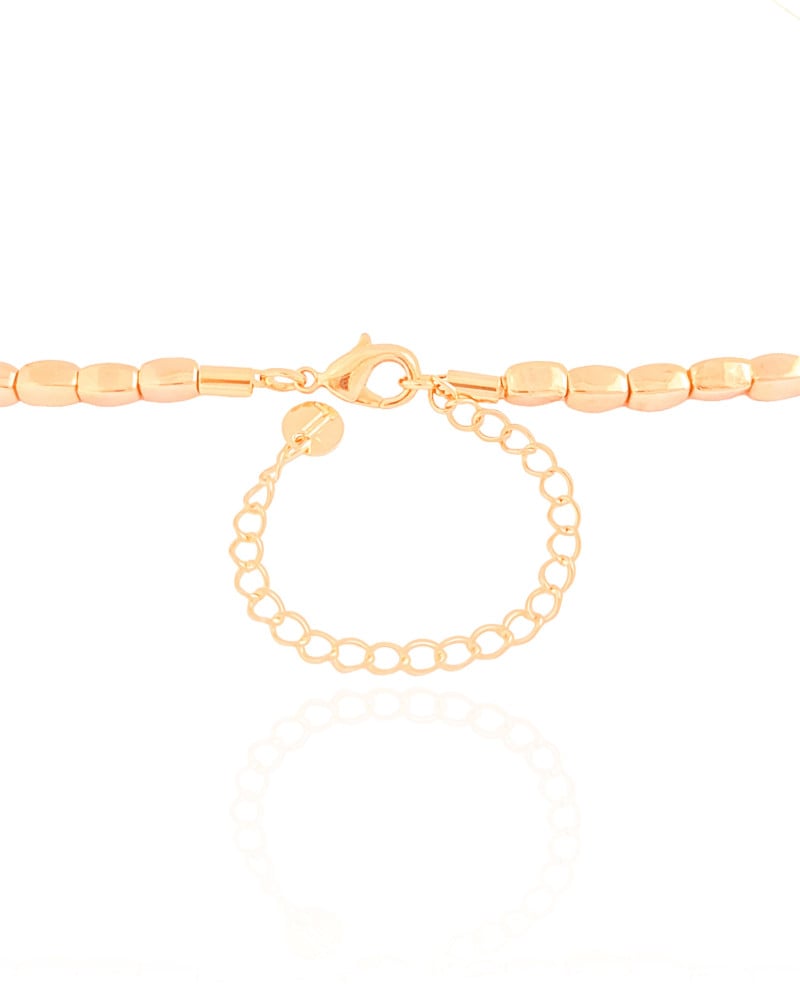 Choker Abaulada ABS Banhado a Ouro 18K