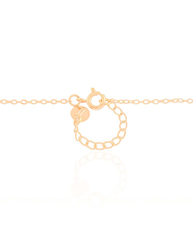 Gargantilha Infantil Corações Pérolas Banhado a Ouro 18K - 35 cm