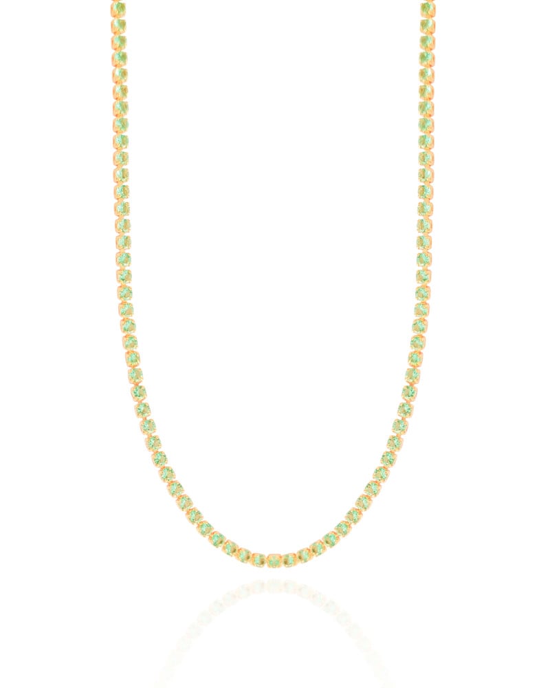 Choker Riviera Turmalina 2 mm Banhado a Ouro 18K