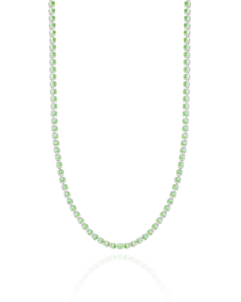 Choker Riviera Turmalina 2 mm Ródio Branco