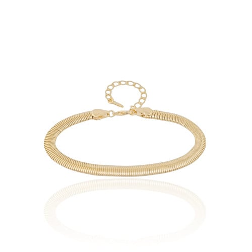 Pulseira Snake Banhado a Ouro 18K