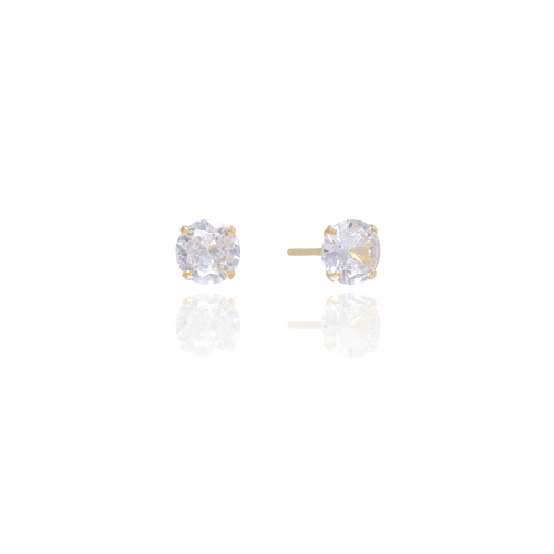 Brinco Ponto de Luz Banhado a Ouro 18K