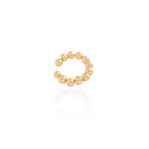 Piercing Bolinhas Lisas Banhado a Ouro 18K