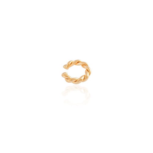 Piercing Torcido Banhado a Ouro 18K