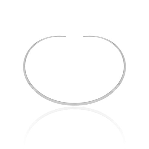 Aro Liso 3 mm Ródio Branco